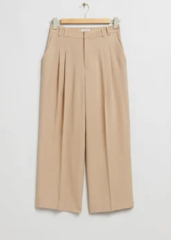 & Other Stories Pants | Tailored High Waist Trousers