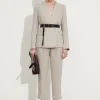 & Other Stories Blazers & Vests | Outerwear | Tailored Linen Blazer Light Beige