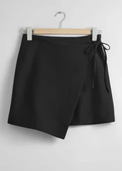 & Other Stories Skirts | Tailored Mini Wrap Skirt