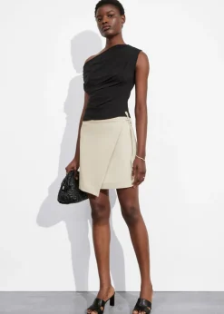 & Other Stories Skirts | Tailored Mini Wrap Skirt
