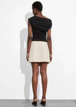 & Other Stories Skirts | Tailored Mini Wrap Skirt