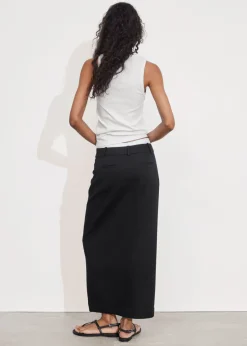 & Other Stories Skirts | Tailored Pencil Midi Skirt Black