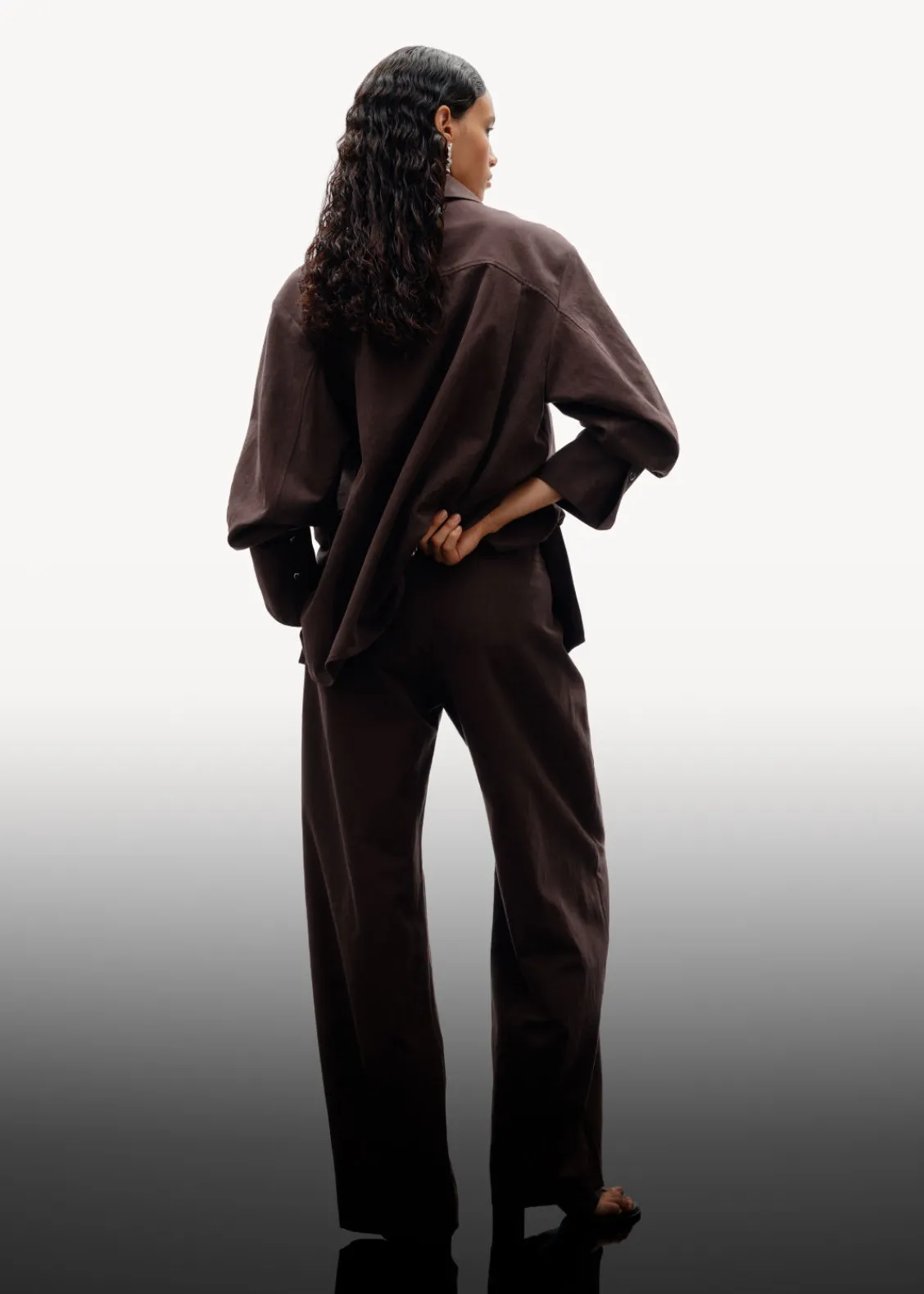 & Other Stories Sets & Suits | Pants | Tailored Silk-Blend Trousers Brown