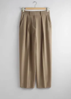 & Other Stories Pants | Tailored Tapered Trousers