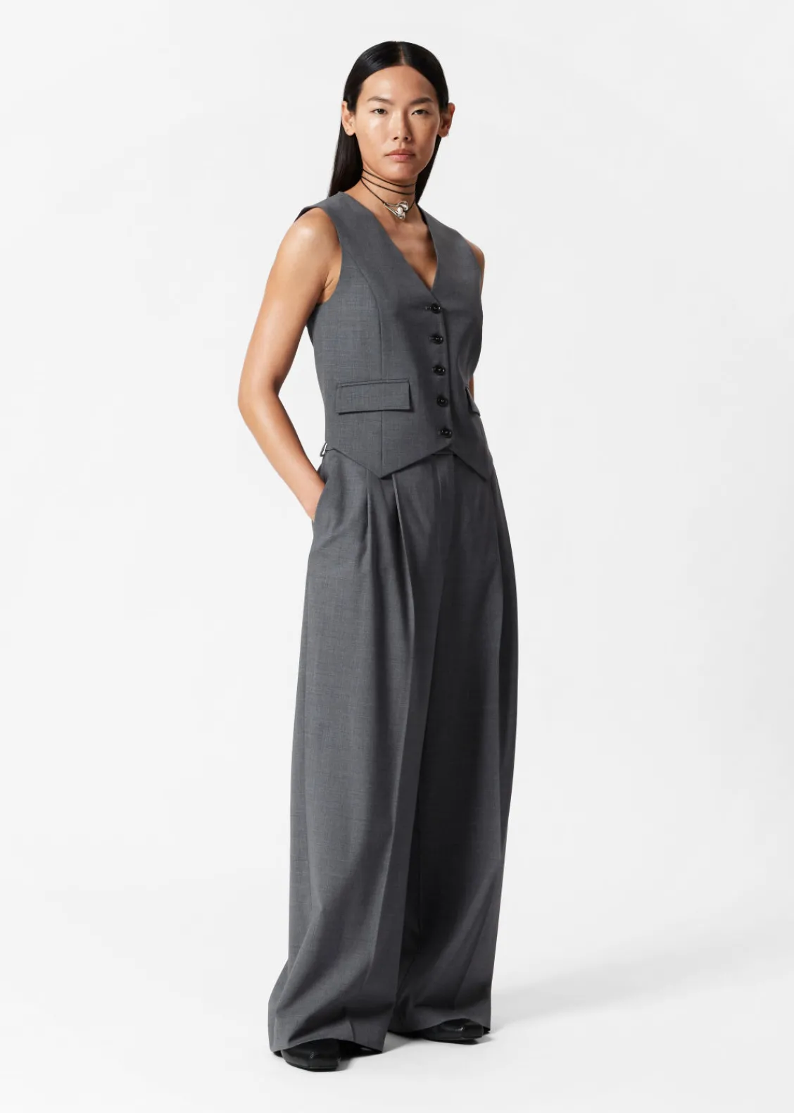 & Other Stories Pants | Sets & Suits | Tailored Wool Trousers