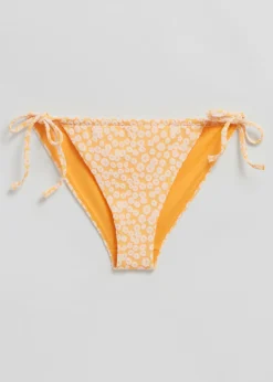 & Other Stories Swimwear | Textured Bikini Tie Briefs