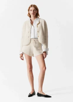& Other Stories Sweaters & Knits | Textured Glitter Cardigan White