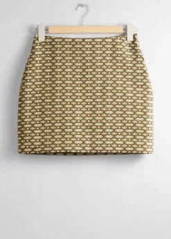 & Other Stories Skirts | Textured Mini Skirt Beige