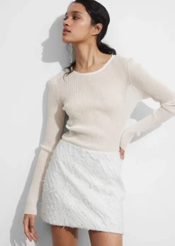 & Other Stories Skirts | Textured Mini Skirt