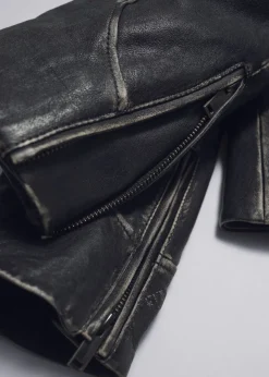& Other Stories Sets & Suits | Outerwear | Topstitched Leather Jacket Black