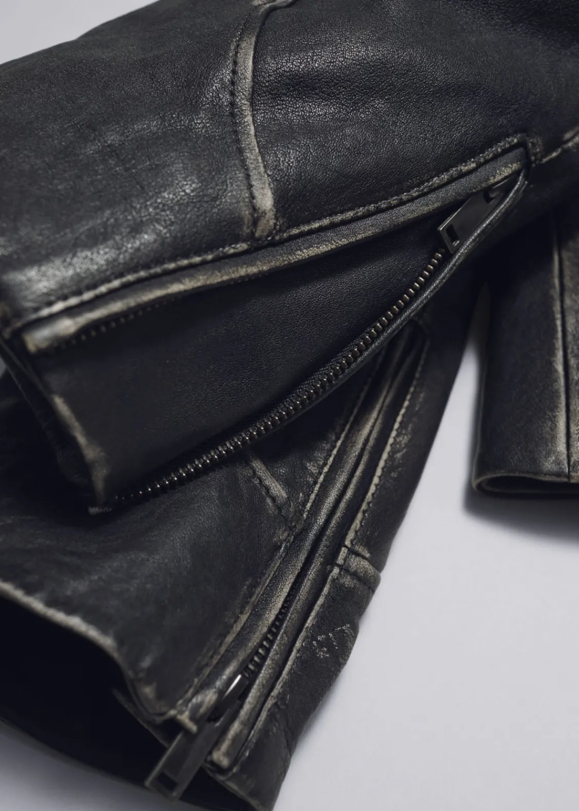& Other Stories Sets & Suits | Outerwear | Topstitched Leather Jacket Black
