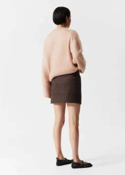& Other Stories Sets & Suits | Skirts | Tweed Wool-Blend Mini Skirt Brown Checks