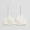 & Other Stories Lingerie | Underwire Poppy Lace Bra Ivory