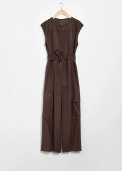 & Other Stories Jumpsuits | Utility Jumpsuit Brown