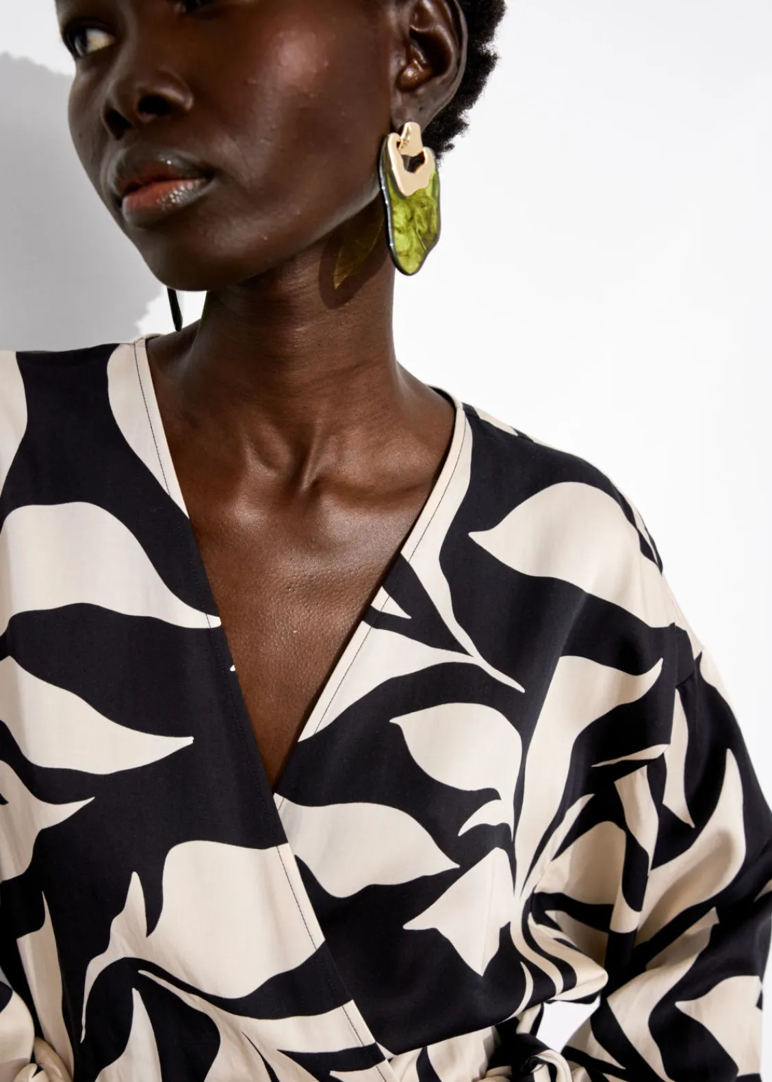& Other Stories Dresses | V-Neck Wrap Dress