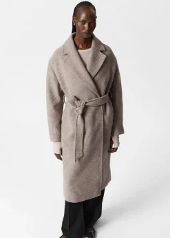 & Other Stories Outerwear | Voluminous Belted Wool Coat