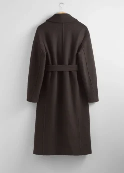 & Other Stories Outerwear | Voluminous Belted Wool Coat