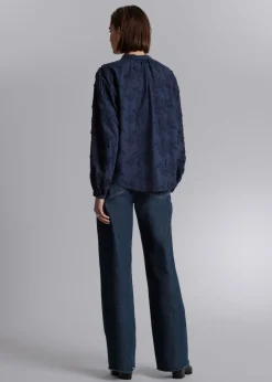 & Other Stories Blouses & Shirts | Voluminous Floral-Appliqué Blouse