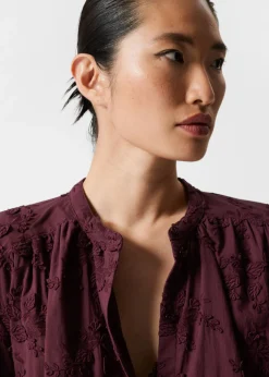 & Other Stories Blouses & Shirts | Voluminous Floral-Appliqué Blouse