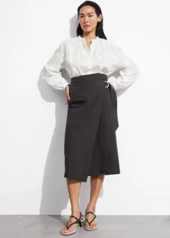 & Other Stories Blouses & Shirts | Voluminous Floral-Appliqué Blouse
