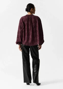 & Other Stories Blouses & Shirts | Voluminous Floral-Appliqué Blouse