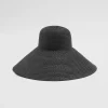 & Other Stories Hats | Wide Brim Straw Hat Black