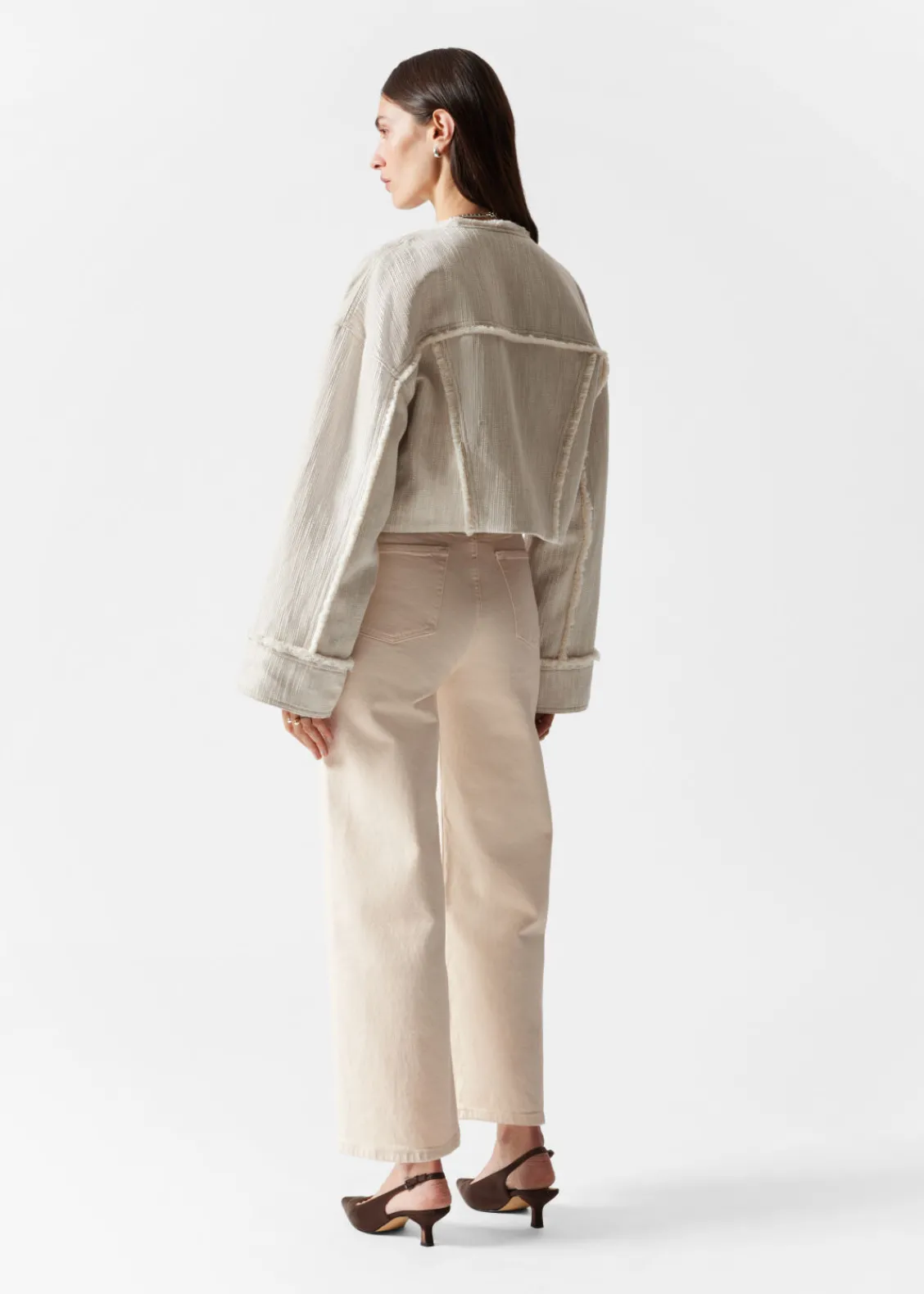 & Other Stories Jeans | Wide Cropped Jeans