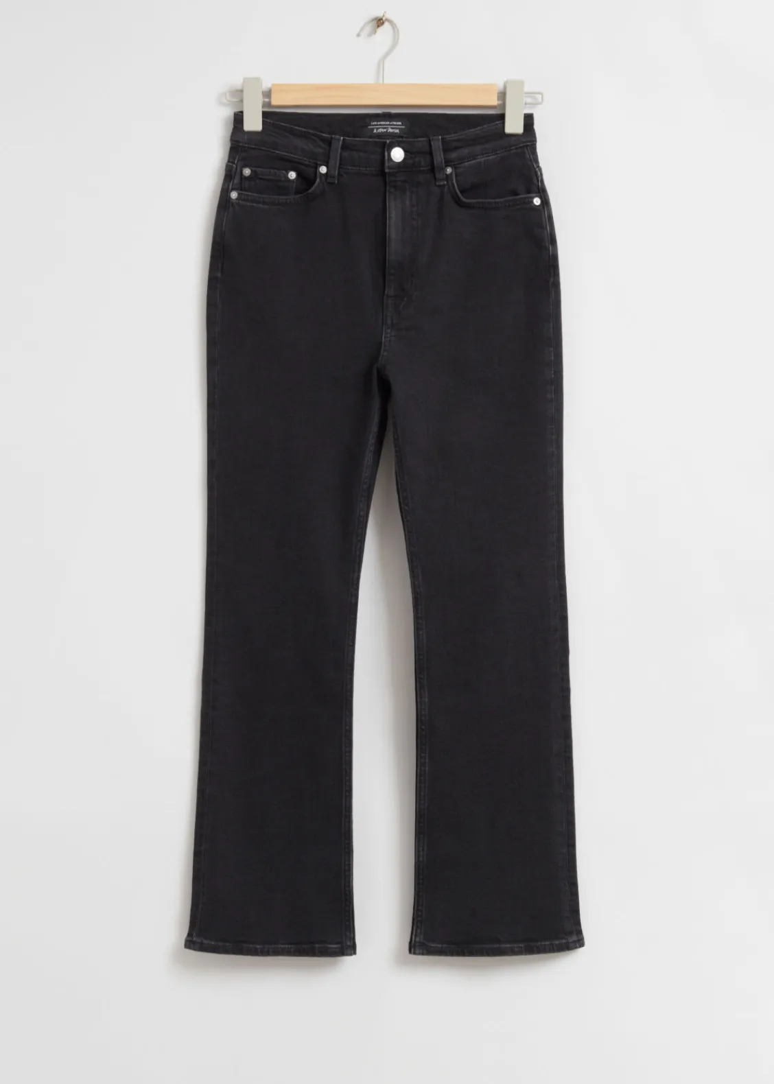 & Other Stories Jeans | Wide Leg Cropped Jeans Black