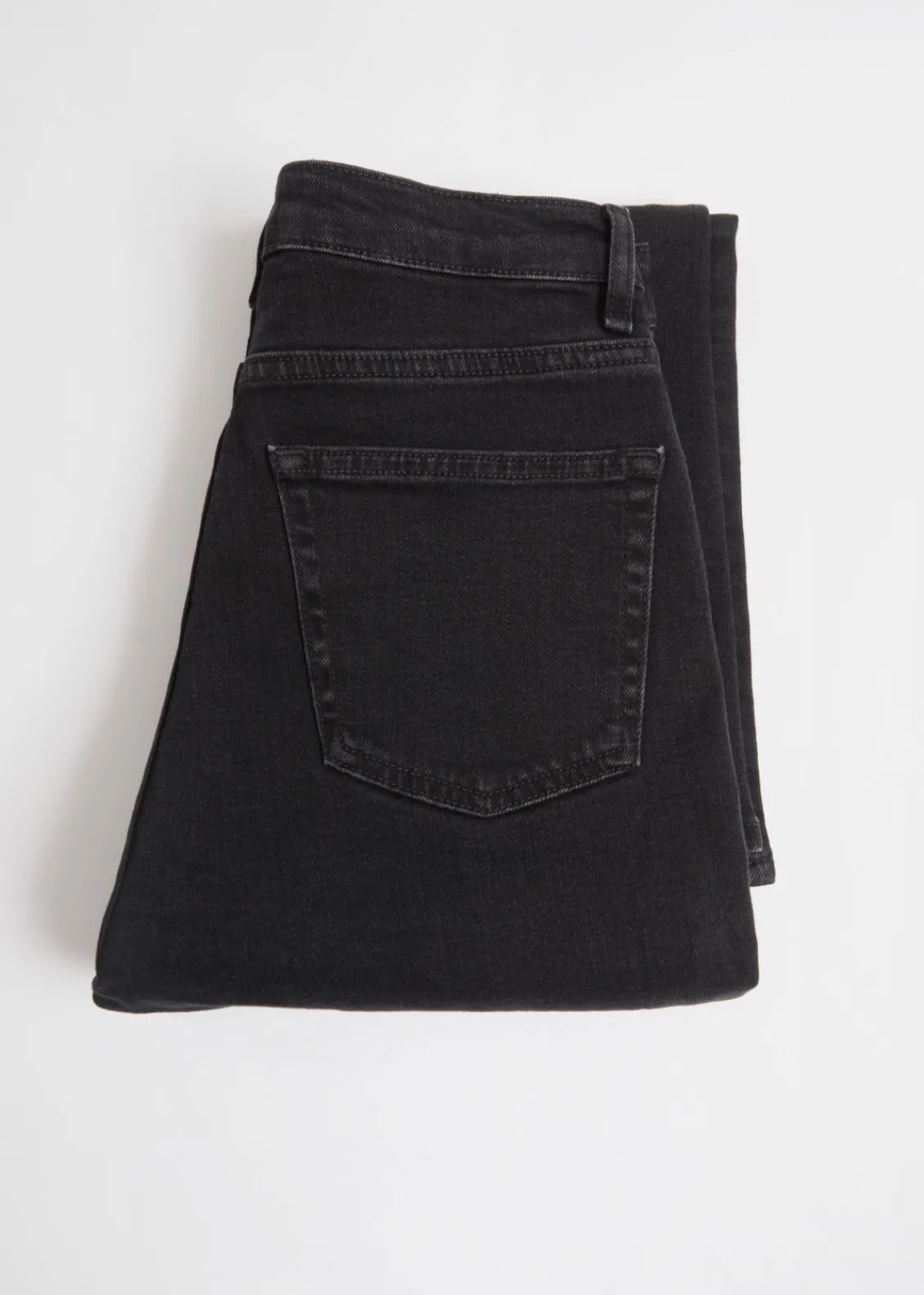 & Other Stories Jeans | Wide Leg Cropped Jeans Black