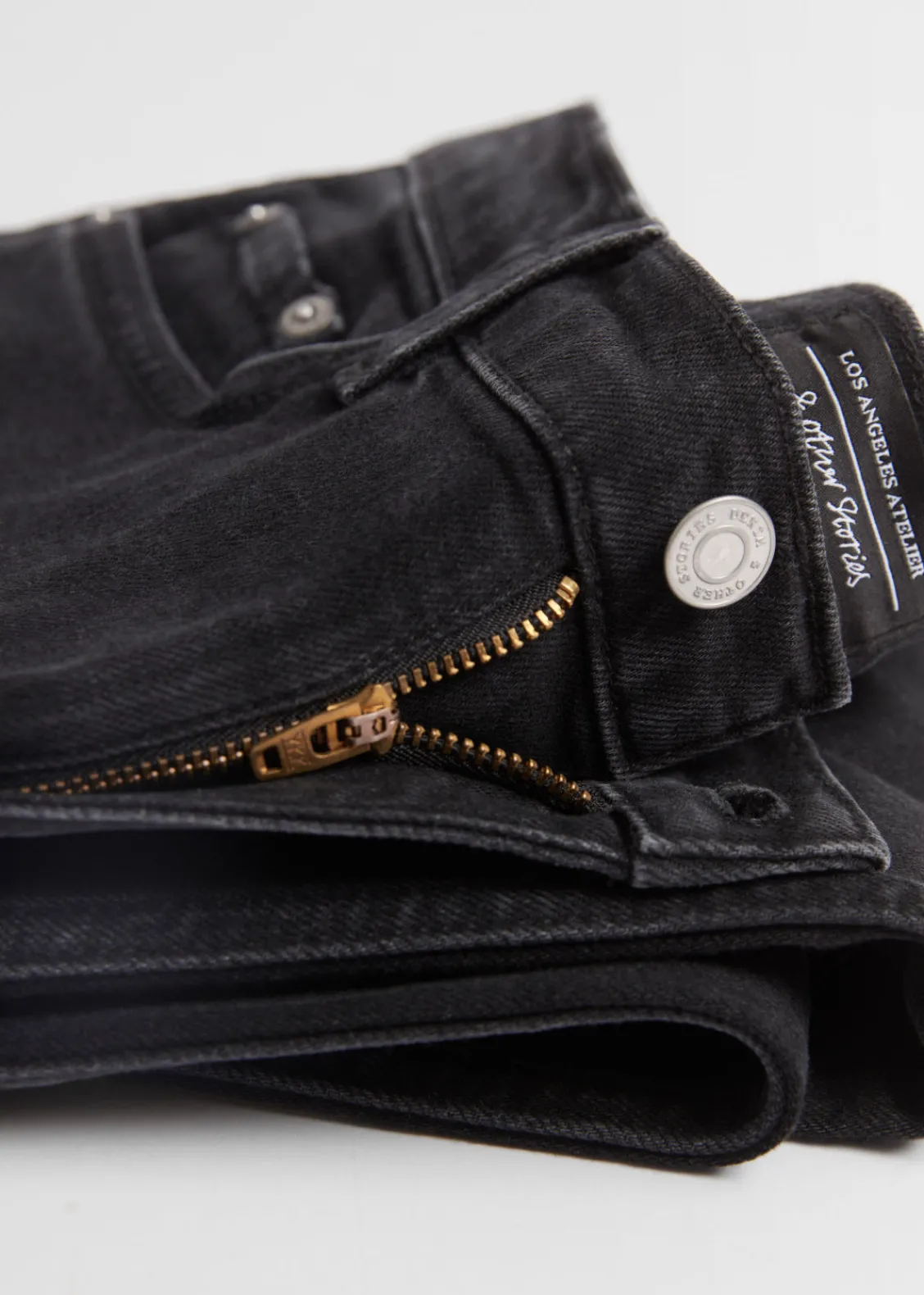 & Other Stories Jeans | Wide Leg Cropped Jeans Black