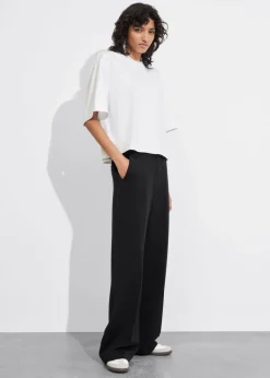 & Other Stories Pants | Wide Press-Crease Trousers