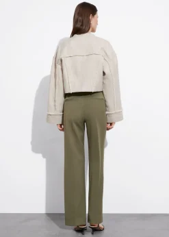 & Other Stories Pants | Wide Press-Crease Trousers