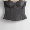 & Other Stories Tops | Blouses & Shirts | Wool Corset Top Grey