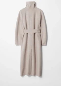 & Other Stories Outerwear | Wool-Blend Funnel-Collar Coat