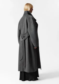& Other Stories Outerwear | Wool-Blend Funnel-Collar Coat