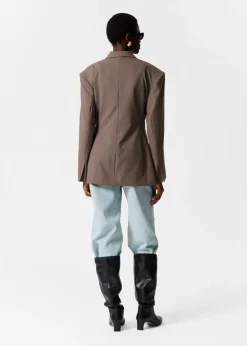 & Other Stories Sets & Suits | Blazers & Vests | Wool-Blend Wrap Blazer Mole